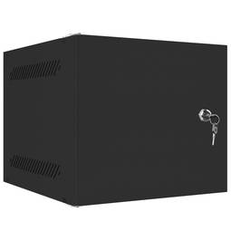Wandregal Schrank 10" 4HE F310 280x310x247mm Demontiert DIY Schwarz Lanberg