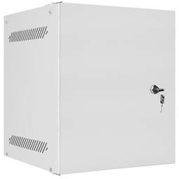 Baie de brassage mural 10" 6U F310 280x310x336mm mur démonté DIY Blanc Lanberg