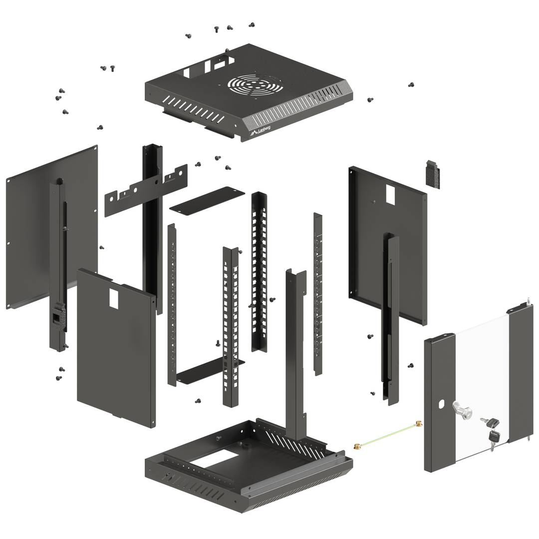 Armadio rack a muro 10