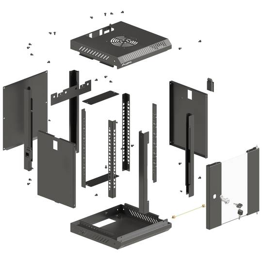 Armadio rack a muro 10