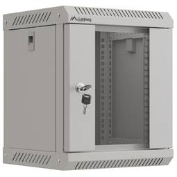 Szafa rackowa wisząca 10" 6U  F300 300x300x370mm rozmontowana DIY biała Lanberg