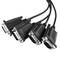 Cable USB a RS232 de 4 puertos