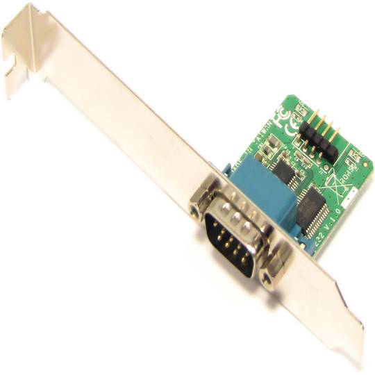 USB naar RS232 adapter slot met 1 DB9 interne mannelijke poort
