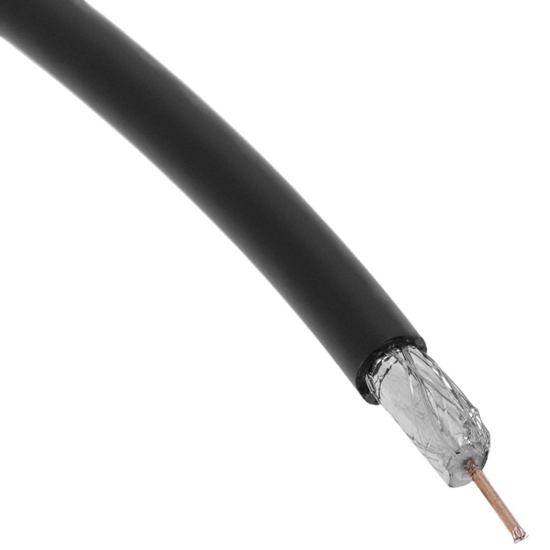 RG6 Koaxialkabel 75Ω 100 m schwarz