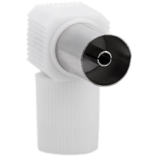 Connector d'antena TV recolzat femella plàstic