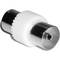 Adaptador Conector Coaxial TV (Hembra/Hembra)