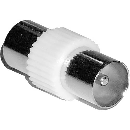 Adaptateur TV connecteur coaxial (Mâle/Mâle)