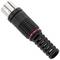 Conector coaxial TV-hembra negro