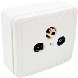 Base de Dados de Antena Coaxial TV + FM + SAT (Masculino + Feminino +