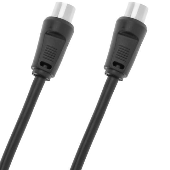 Cable Coaxial Antena TV 75 Ohms Filtro (3m/Negro)