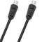Cable Coaxial Antena TV 75 Ohms Filtro (3m/Negro)