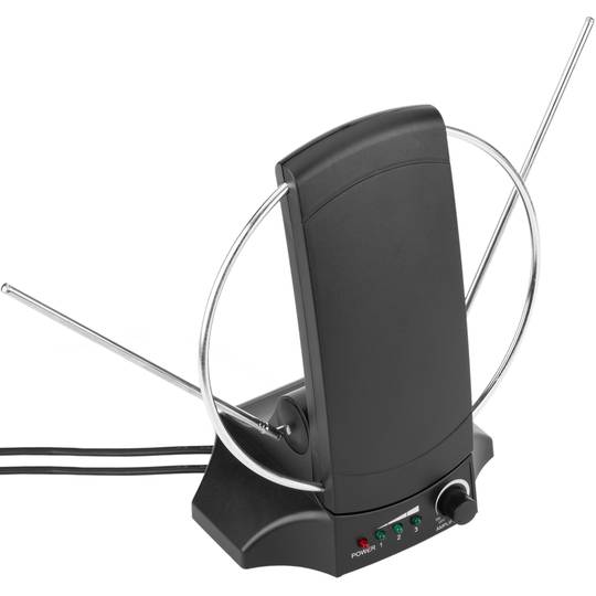 Antena de TV inalámbrica para interiores, dispositivo UHF VHF de