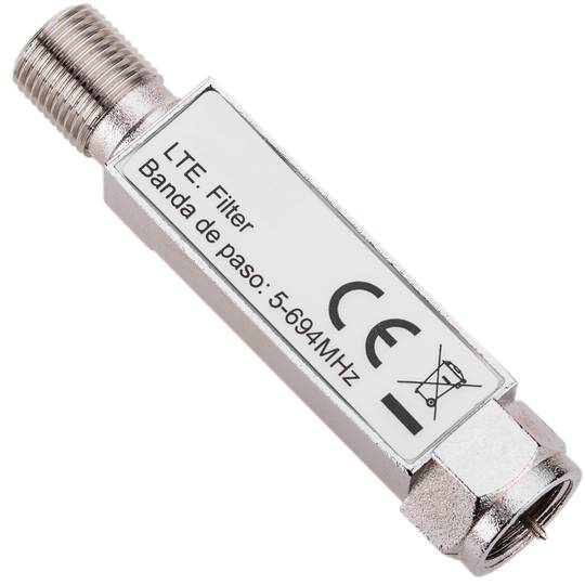 Filtro Antenna Made Italy Filtro 5G LTE Per Antenna TV - Elimina Interferenze Telefonia Made Italy Filtro Frequenze 694 MHz