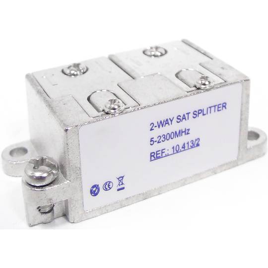 Distribuïdor de 2 vies per a TV/SAT amb connexió ràpida