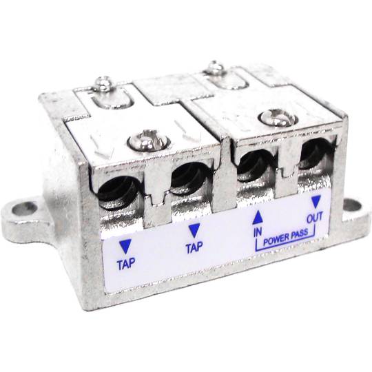 Tweerichtingsshunt voor 10 dB TV / SAT met snelle verbinding