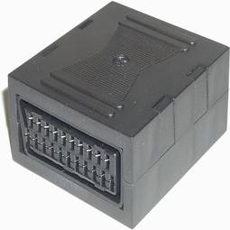 Scart-adapter (SCART-Female / SCART-Female)
