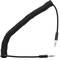 Stereo minijack de áudio cabo masculino masculino 1m 3.5 flexível encaracolado