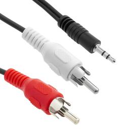 Audiokabel Stereo MiniJack 3,5 M naar RCA-M 5m