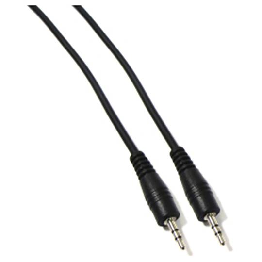 Cabo áudio estéreo macho de 2,5 mm macho 3 m