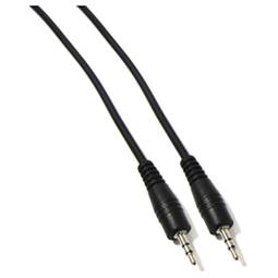Cabo áudio estéreo plugue macho 2,5 mm 5 m