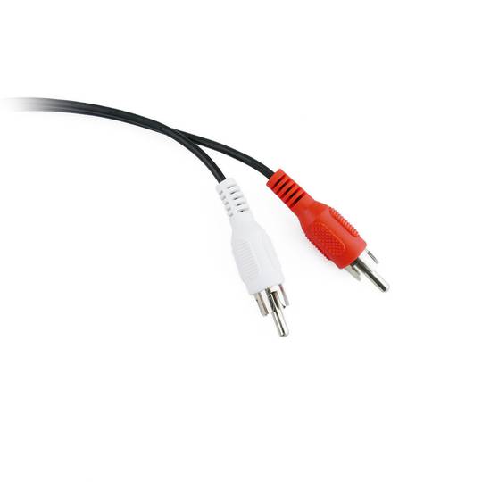 Câble audio 2,5 mm stéréo mâle à RCA mâle 2 1,8 m