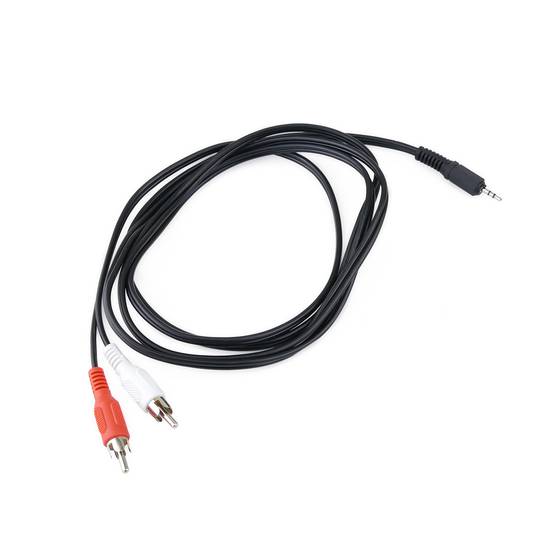 Câble audio 2,5 mm stéréo mâle à 2 RCA mâle 5 m