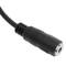Stéréo femelle câble audio de 3,5 mm à 3,5 mm 1,8 m angle masculins