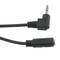 Stéréo femelle câble audio de 3,5 mm à 3,5 mm 1,8 m angle masculins