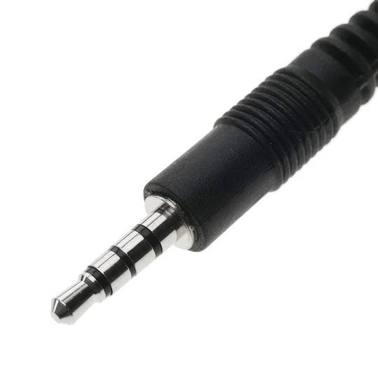 3.5mm 4 pin minijack cable jack to jack 3m