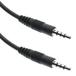 3.5mm 4 pin minijack cable jack to jack 5m