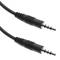 Minijackkabel van 3,5 mm, 4 mm M / M, 10 m