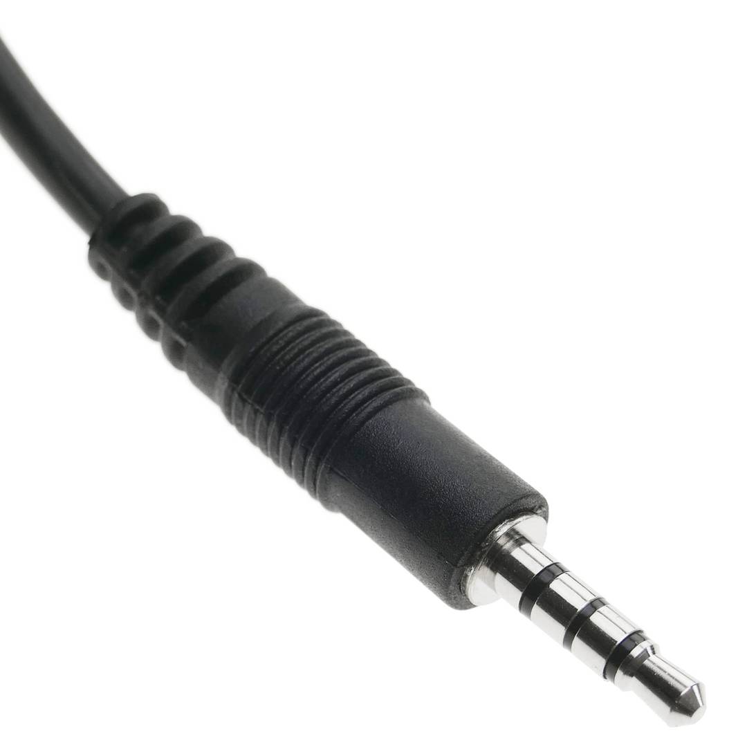 Minijackkabel van 3,5 mm, 4 mm M / M, 10 m