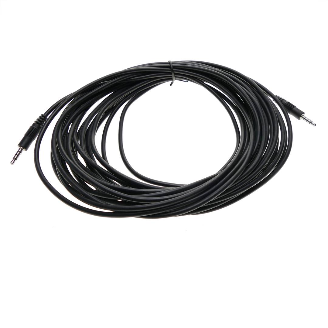 Minijackkabel van 3,5 mm, 4 mm M / M, 10 m