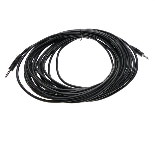 Minijackkabel van 3,5 mm, 4 mm M / M, 10 m