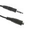 Kabel audio słuchawki i mikrofon minijack 4 pin 3,5 mm dla mężczyzn do kobiet 3 m