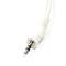 Kabel stereo audio biały minijack 3.5 do 2xRCA M / M 1m