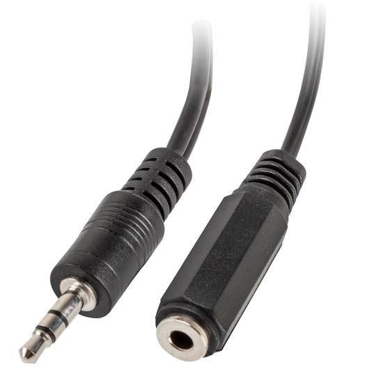 Adapter Lanberg stereo jack 3,5 mm męski 3-pin na 2x stereo jack 3,5 mm 3-pin żeński 10 cm czarny