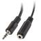 Adapter Lanberg stereo jack 3,5 mm męski 3-pin na 2x stereo jack 3,5 mm 3-pin żeński 10 cm czarny
