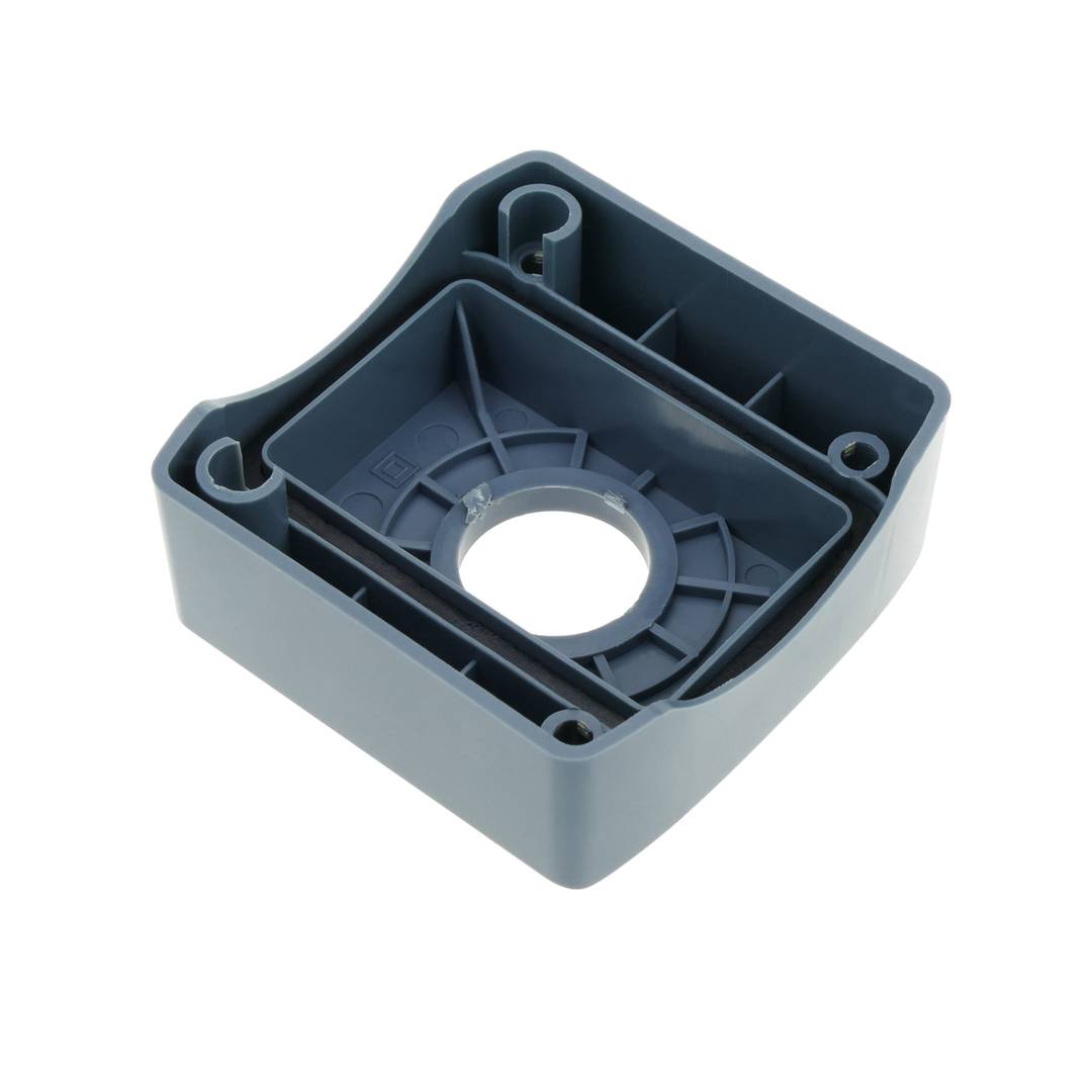 Gray Plastic 22mm Dia 2-Hole Push Button Switch Control Box Case 
