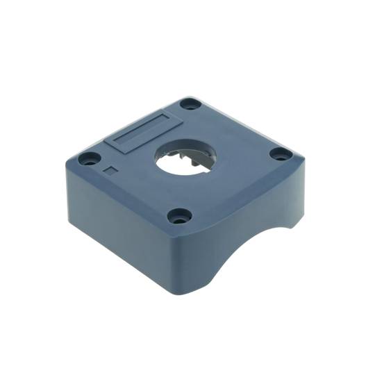 Schaltkasten elektrische Geräte für 1 Taster oder Schalter 22mm grau Kunststoff