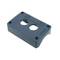 Caixa de control de dispositius elèctrics per a 2 polsadors o interruptors de 22 mm gris