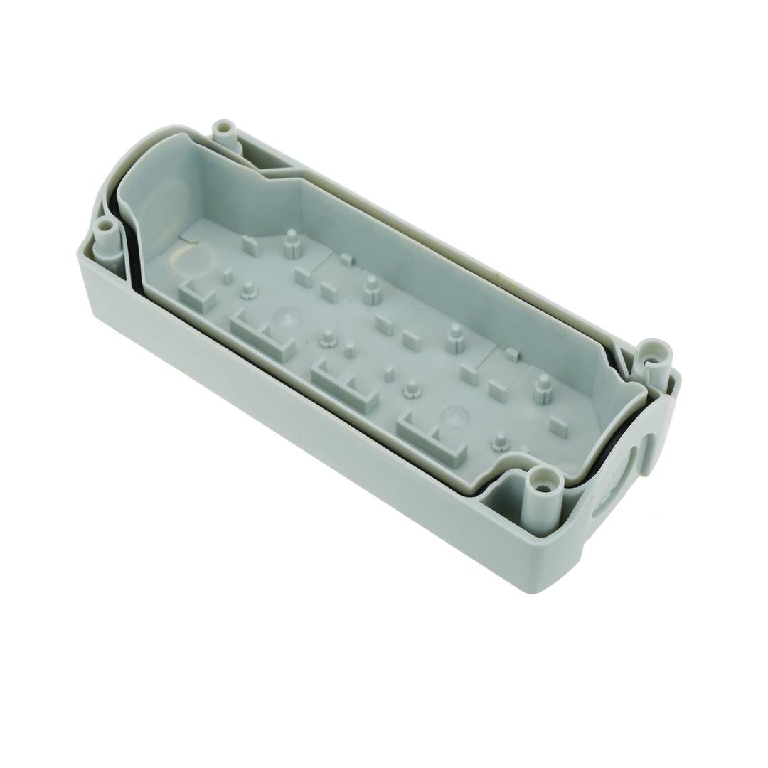 Boîte de contrôle pour appareils électriques 4 boutons poussoir  ou commutateurs 22mm gris