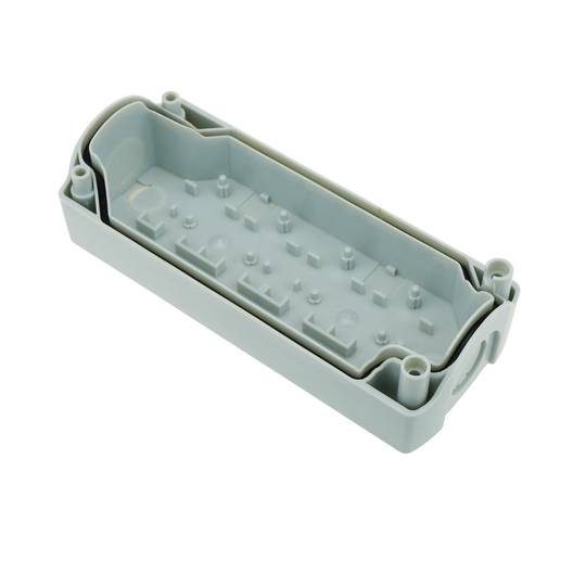 Boîte de contrôle pour appareils électriques 4 boutons poussoir  ou commutateurs 22mm gris