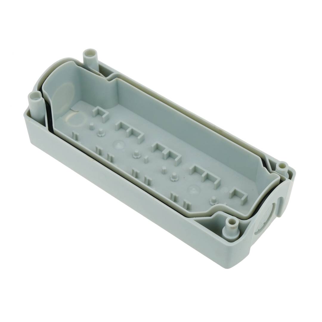 Boîte de contrôle pour appareils électriques 4 boutons poussoir  ou commutateurs 22mm gris