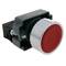 Botão de pressão momentâneo 22mm 1NO 400V 10A normalmente aberto vermelho
