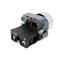 Push button momentary 22mm 1NO 400V 10A normally open yellow