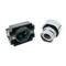 Drukknop 22mm 1NO 400V 10A normaal open wit