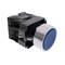 Bouton poussoir momentané 22mm 1NO 1NC 400V 10A normalement ouvert et fermé bleu