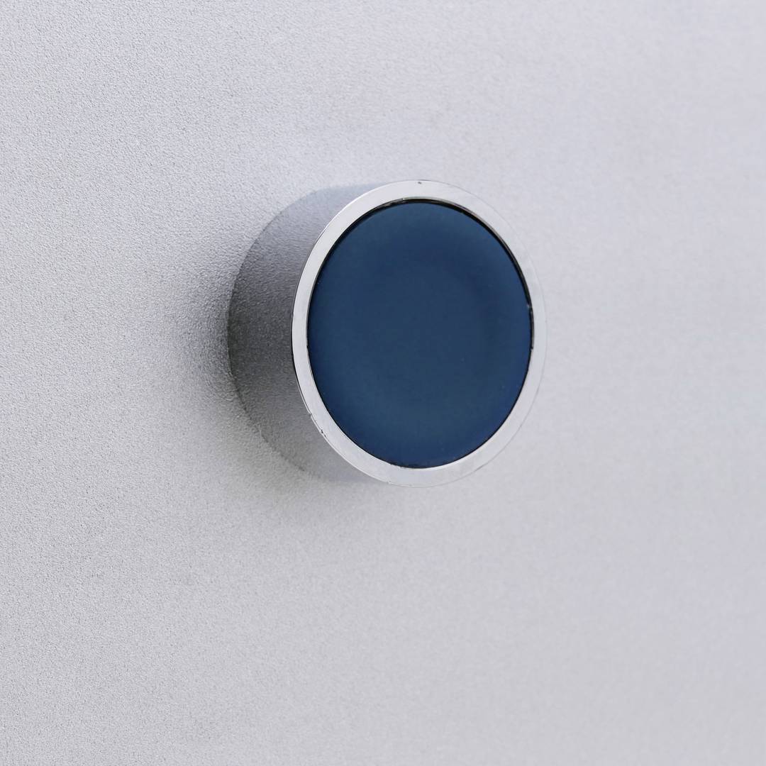 Bouton poussoir momentané 22mm 1NO 1NC 400V 10A normalement ouvert et fermé bleu