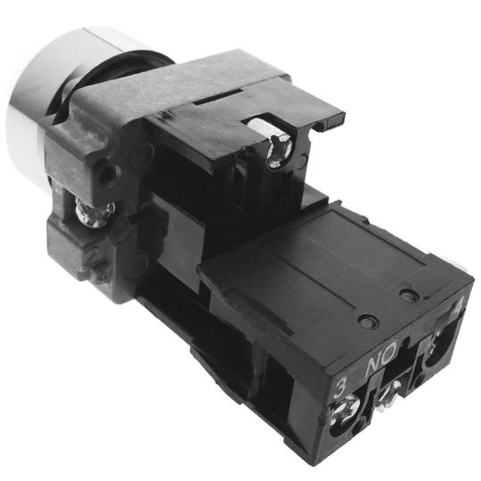 Przycisk zaczepu 22mm 400V 10A z czerwonym zamkiem